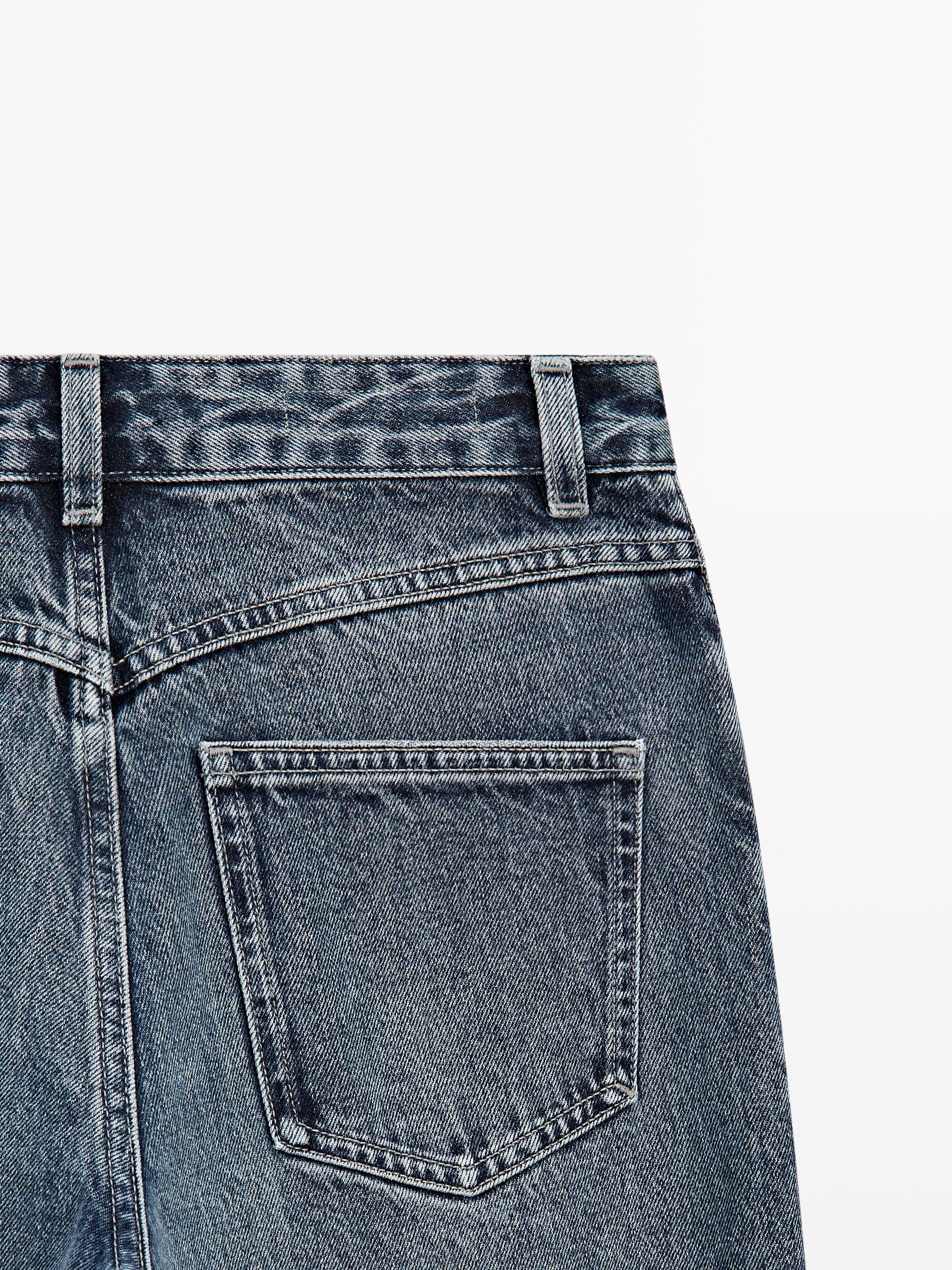 Jean relaxed barrel taille haute